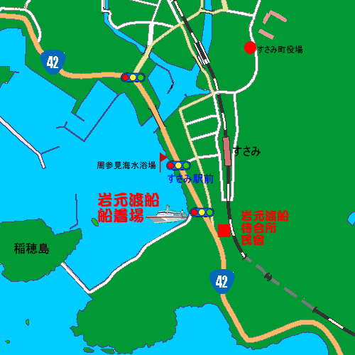 岩元渡船　地図