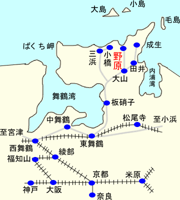 渡船　岩崎荘の地図