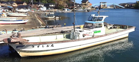 京都 カセ釣り　いざわ渡船