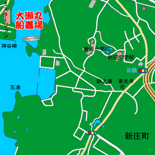 大瀬丸の地図2