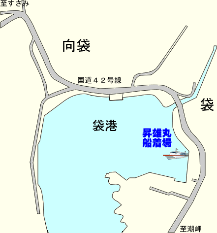 釣り船　昇雄丸の地図